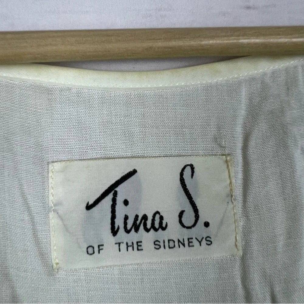 Vintage 60s 70s Tina S Of The Sidneys Dress Size S/M Union Made ILGWU - Picture 3 of 6